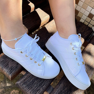 Tênis Casual Feminino - Leve e Confortável - Sapatênis Feminino - Calce Fácil - Envio Imediato em Oferta na Shopee