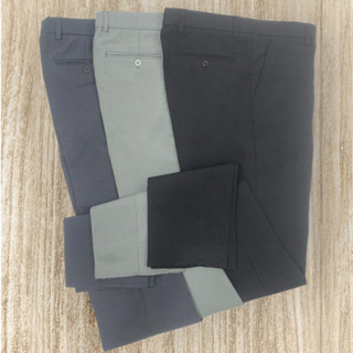 KIT Masculino 3 Peças - Calça Social Cinza Escuro, Calça Social Cinza Claro e Calça Social Cinza Preta