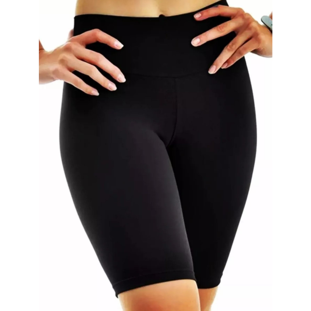 Bermuda Legging Feminina Suplex Fitness Ginástica Academia