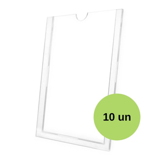 Display Parede A4 Quadro Aviso Acrílico PS cristal 21x30cm 10peças Expositor Papel Cartaz Similar em Oferta na Shopee