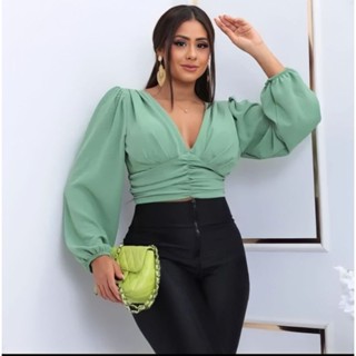 CROPPED ELAINE LANÇAMENTO