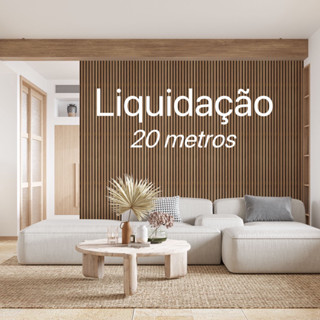 Papel de Parede Madeira Ripado 12 3D 20 METROS x 45CM Adesivo Autocolante para Sala, Quarto