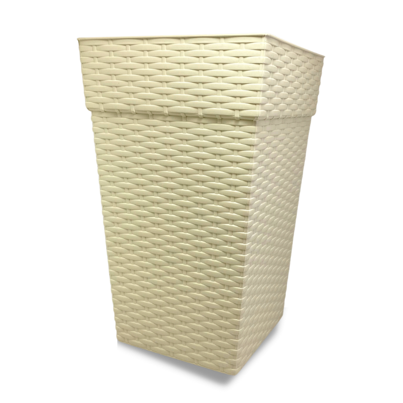 Vaso Coluna Rattan 28 Litros Decorativo Para Flores Plantas jardim Decoração de Casa em Oferta na Shopee