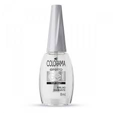 Esmalte Colorama Top Coat Efeito Gel 8ml em Oferta na Shopee