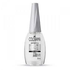 Esmalte Colorama Top Coat Efeito Gel 8ml em Oferta na Shopee