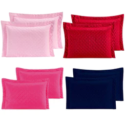 Kit 2 Capa Porta Travesseiro Matelado 70x50cm