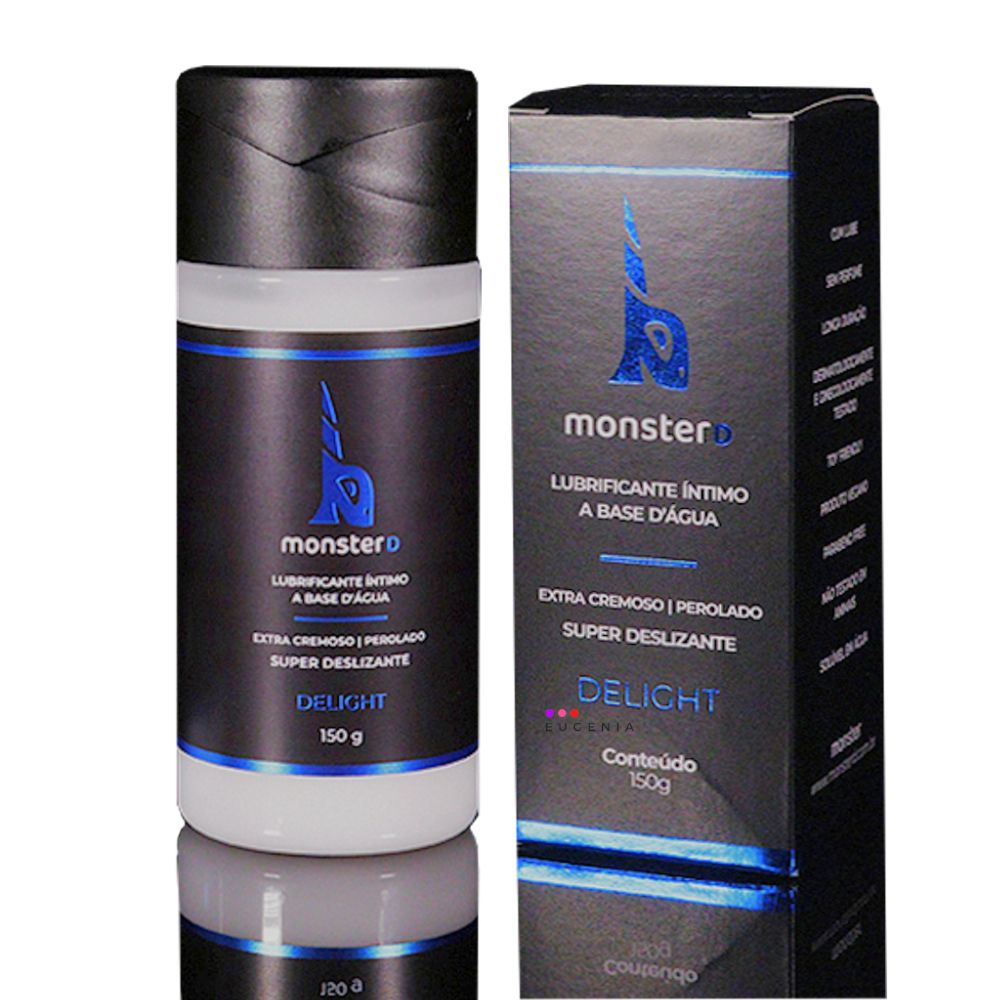 Lubrificante Íntimo Lub Perolado Monster D 150g A Base D'água Desliza e Hidrata