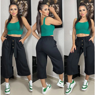 Calça Pantacourt Duna calça feminina pantacourt Calça Pantacurt Feminina
