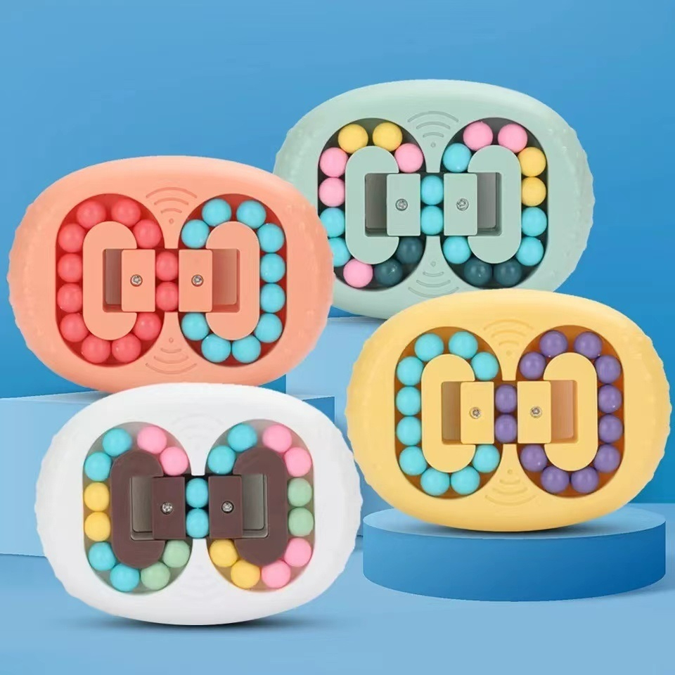 Magic Cube Fidget Spinner Giratório Feijão Para Alívio Stress Torção Jogo Brinquedos Educativos Infantil