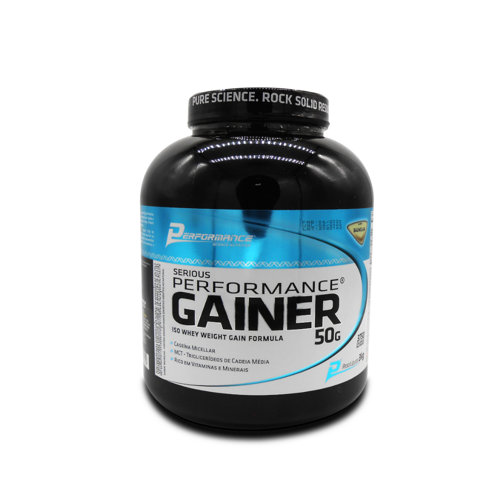 Serious Gainer - Hipercalórico (Massa) - 50g de Proteína - Performance Nutrition - 3Kg