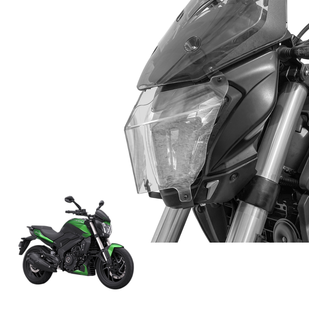 Protetor De Farol Policarbonato Bajaj Dominar 250 400 - Scam