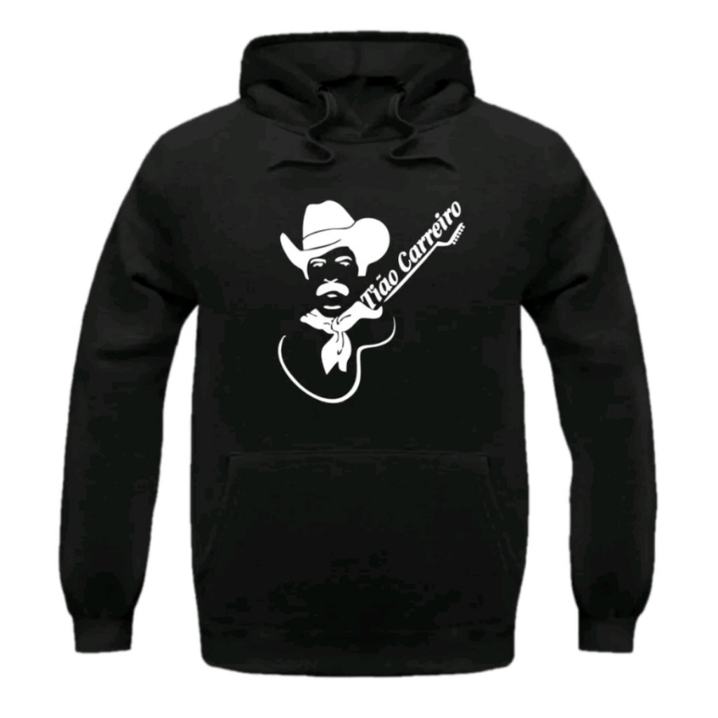 Blusa Moletom Tião Carreiro Violeiro Alta Qualidade Canguru  Flanelada Envios Rapidos Canguru