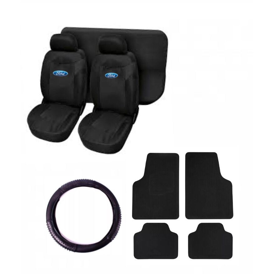 Capa banco carro tecido nylon +tapete +volante Ford pampa