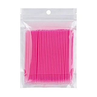 Kit 100 Microbrush Cotonete Alongamento Fio A Fio Cílios OFERTA!