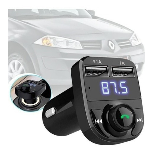Adaptador Bluetooth Conversor Fm Universal Megane