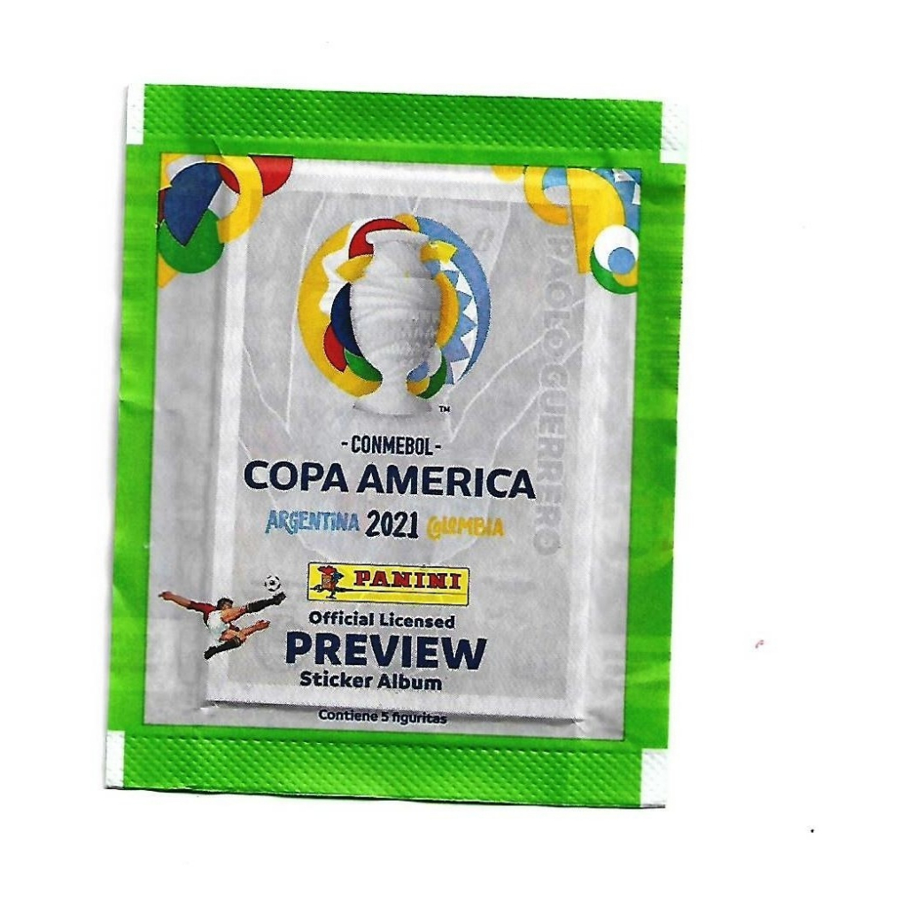 50 Envelopes 250 Figurinhas Copa America 2021 Preview Panini