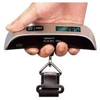 Imagem Balança Digital para Mala e Bagagm com Capacidade Até 50 Quilos