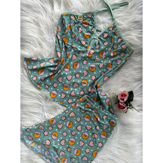 Baby Doll Short Doll Feminino Confortável Liganete Estampado Pijama Linha Noite