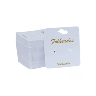 Tag Brincos 5,5x6 modelo Dior para Folheado 200 Unidades