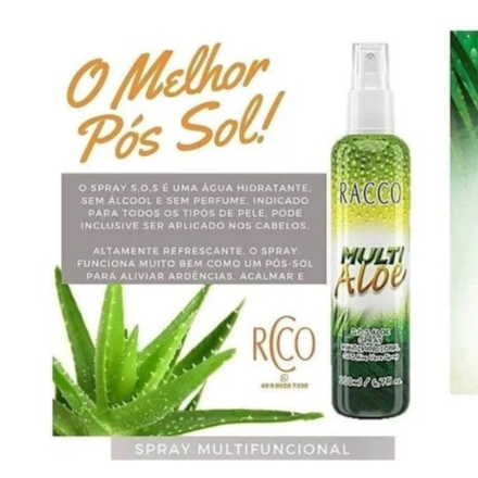 S.O.S ALOE SPRAY MULTIFUNCIONAL MULTI ALOE RACCO 200 ml