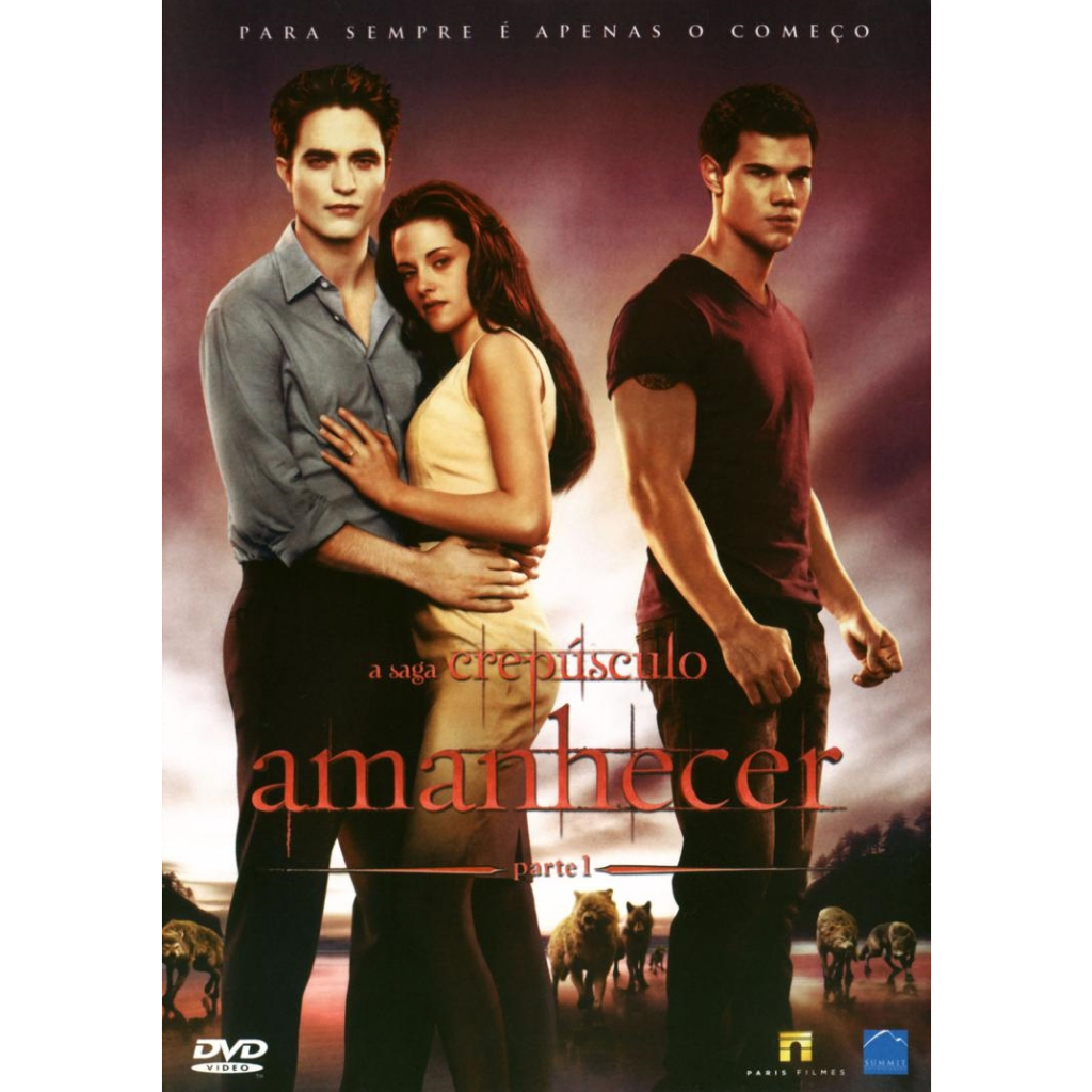 DVD de backup Filme Crepúsculo Amanhecer Pt 1 (The Twilight Saga Breaking Dawn Part 1) (2011) Dublado / Legendado