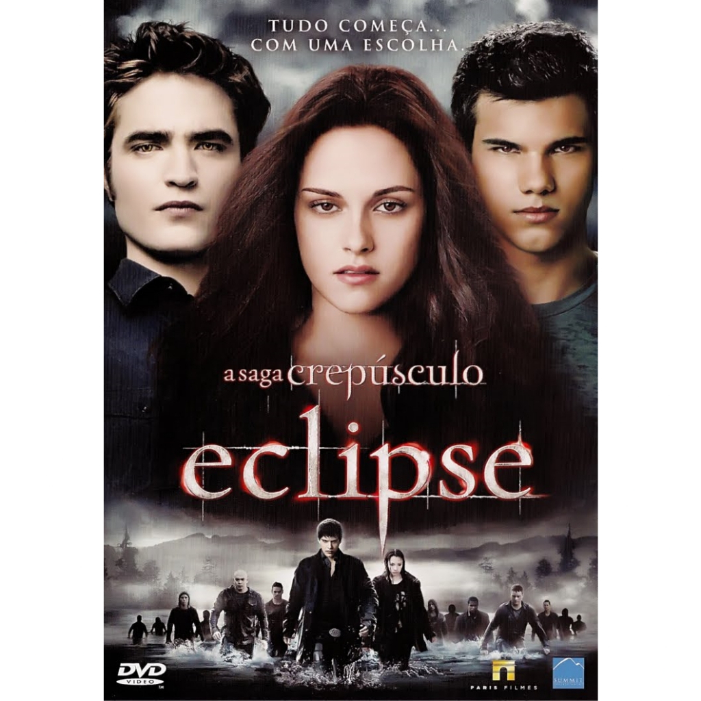DVD de backup Filme Crepúsculo Eclipse (The Twilight Saga Eclipse) (2010) Dublado / Legendado