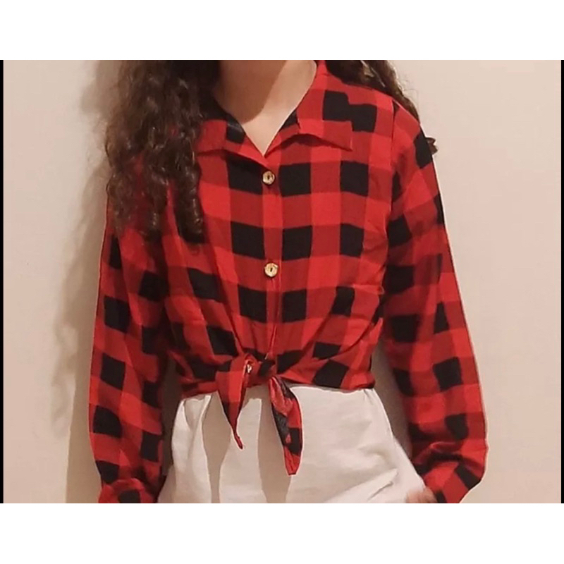 Camisa xadrez infantil menina ótima para festa junina TAM . 2 ao 16