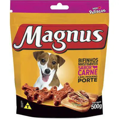 Bifinho para Cães Magnus Carne Raças Pequenas Macio Natural 500gr