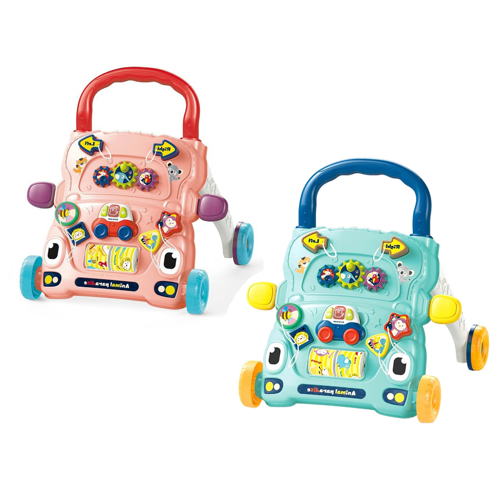 Andador Didático de Empurrar Infantil Brinquedo Musica Som Luz Veloce 9+ Meses - Baby Style