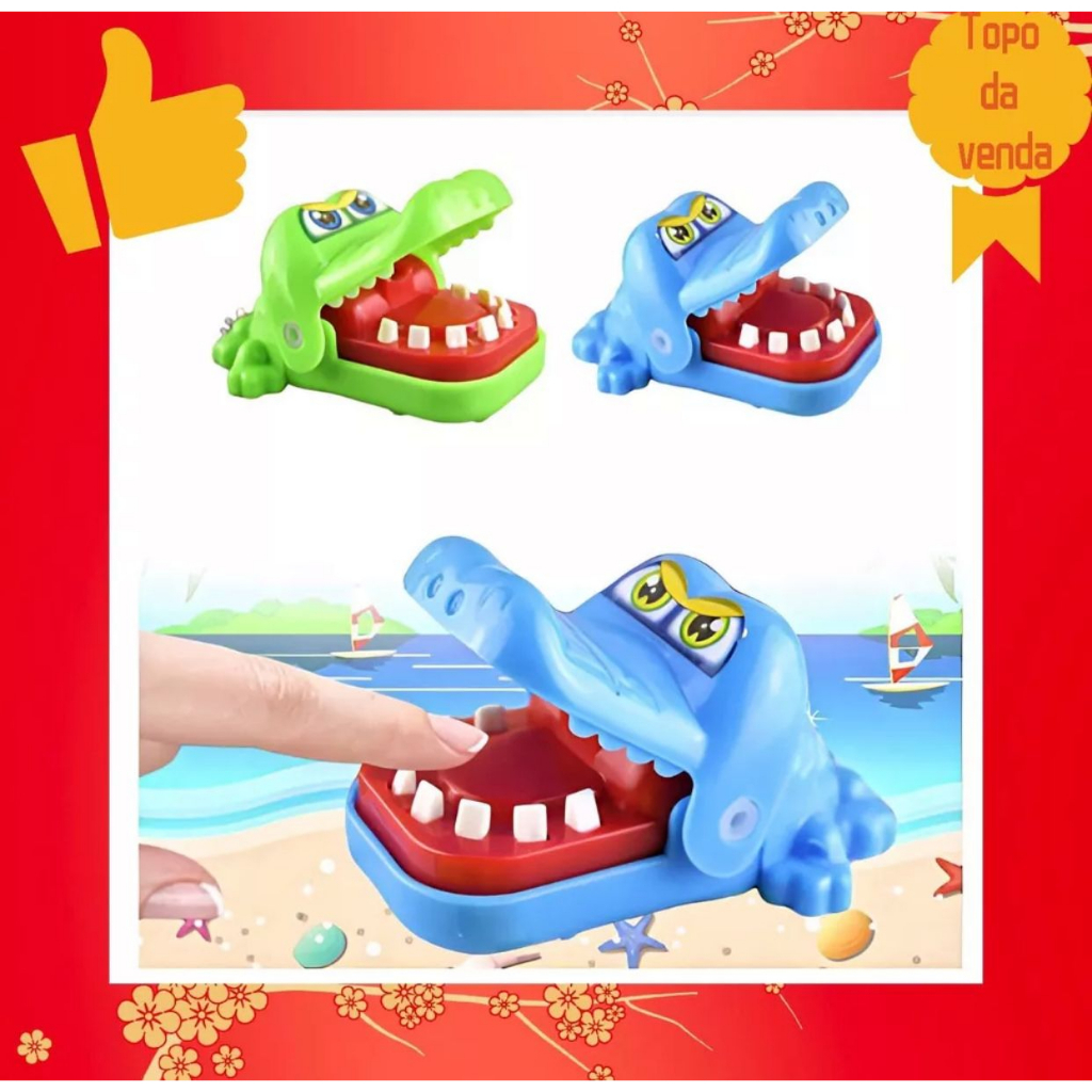 3/5/10 pçs Mini Brinquedo Infantil Crocodilo Boca De Dentista Mordida Finger Game