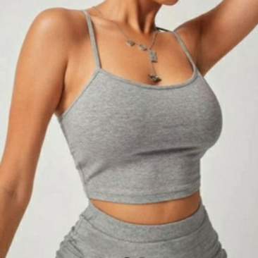 Cropped Feminino Top alcinha Fina Lindo, Blogueiras, Regata Várias cores em Oferta na Shopee