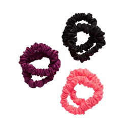Kit 4 Xuxinhas De Cetim Fina Scrunchie Antifrizz