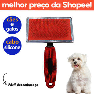 Rasqueadeira Plástica Profissional para Cachorros e Gatos Savana Pet