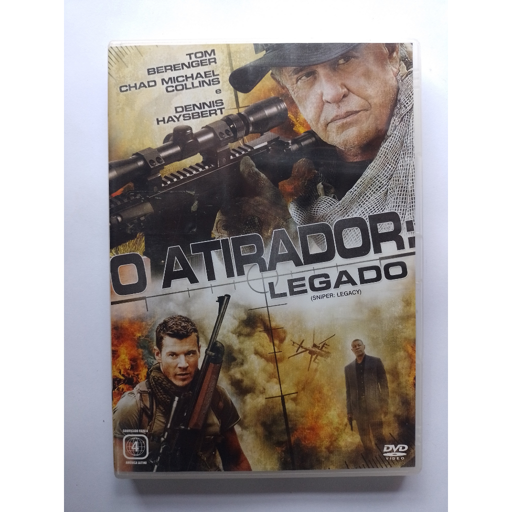 Dvd O Atirador O Legado Tom Berenger Dub Leg Original