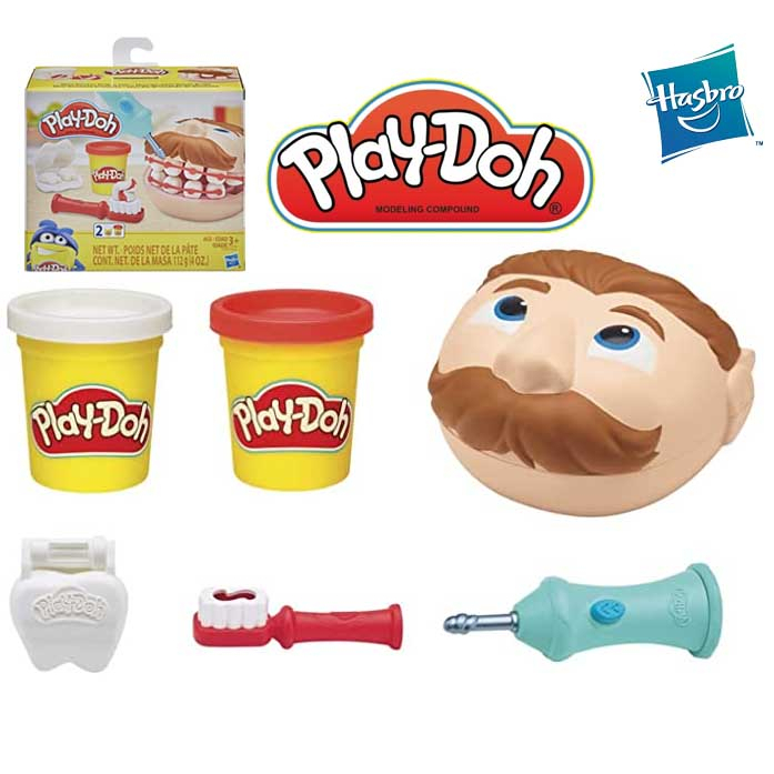 Play-Doh, Massinha Brincando de Dentista, Multicor