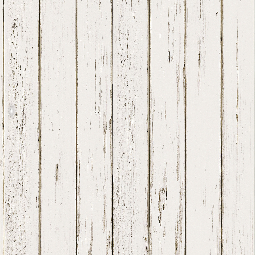 Papel de Parede Para Quarto Adesivo Vinilico Lavável Decoração Ripas de Madeira Branco Rústica 3D
