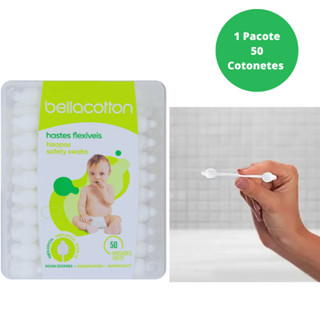 Cotonete Bebês Bellacotton Higiene 1 Pacote Com 50 und