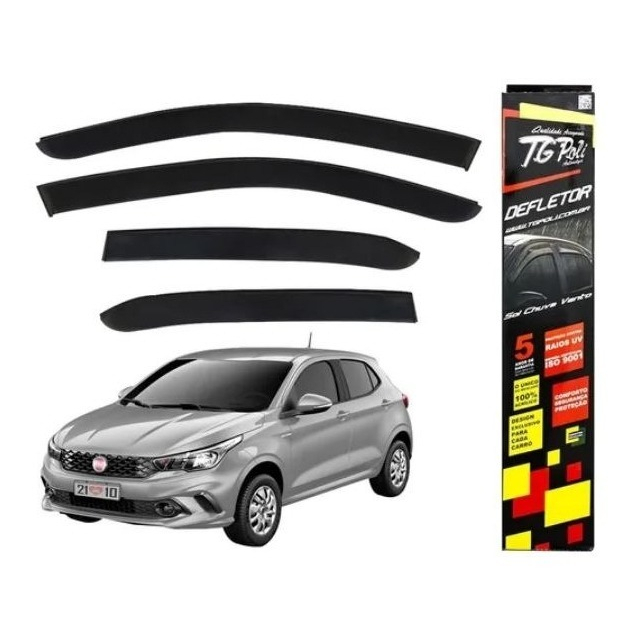 Calha De Chuva Defletor Fiat Argo 17 18 19 20 4p Original
