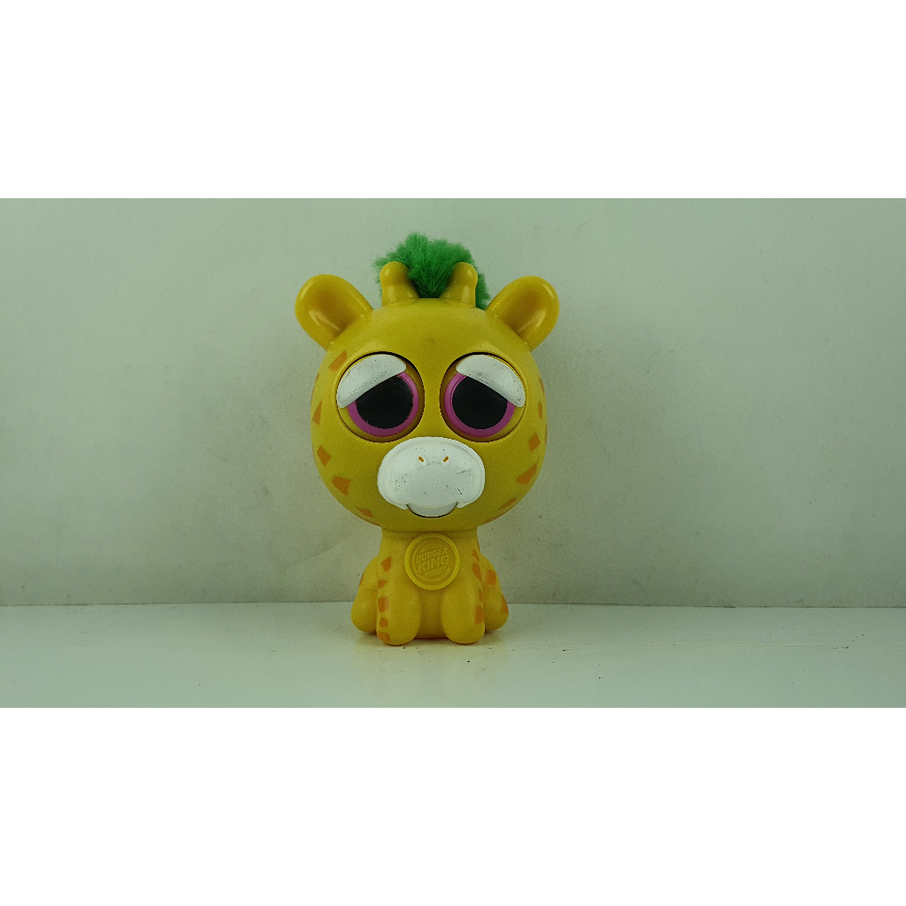 Boneco Girafa Feisty Pet Shop Burguer King 2019 Semi Novo