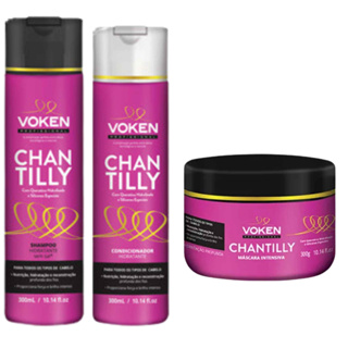 Voken - Shampoo + Condicionador + Máscara Hidratante