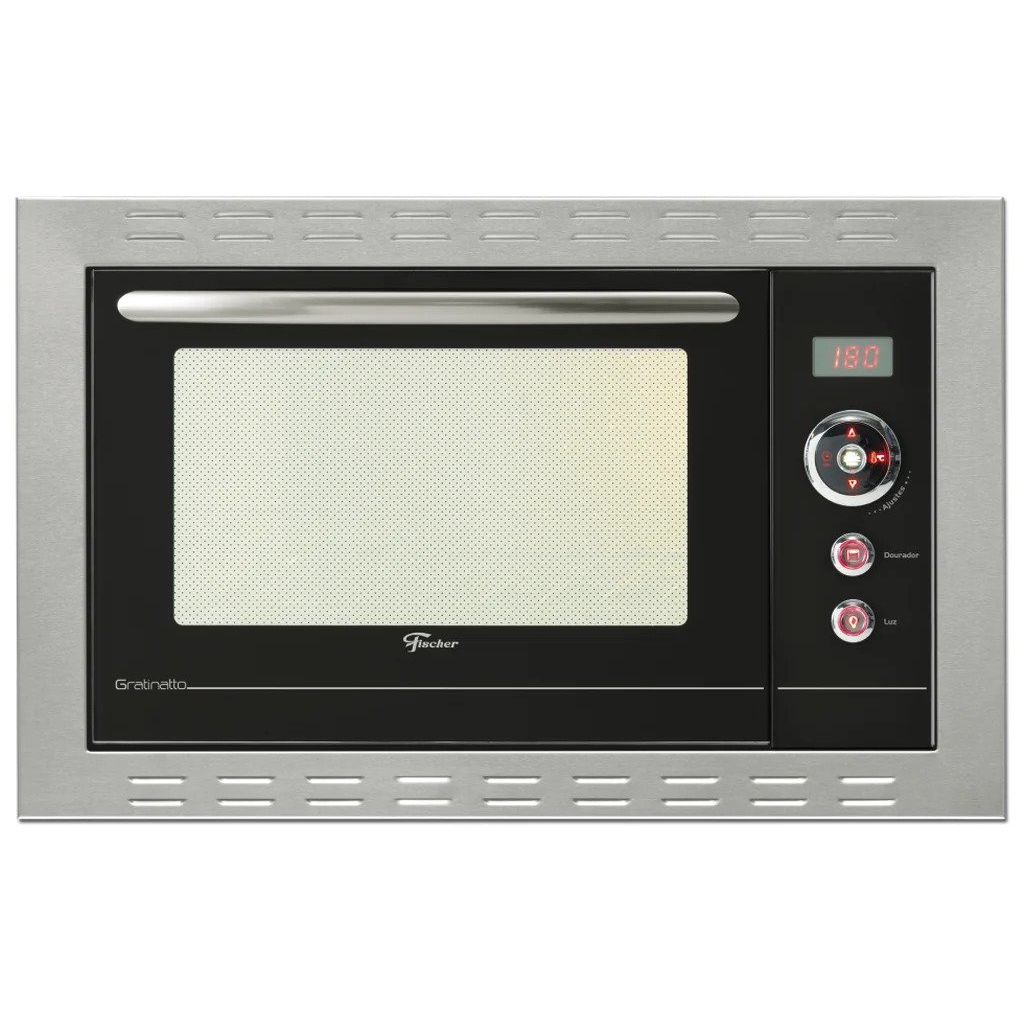 Forno Elétrico Fischer Gratinatto Embutir 44L Frontal Inox 220V