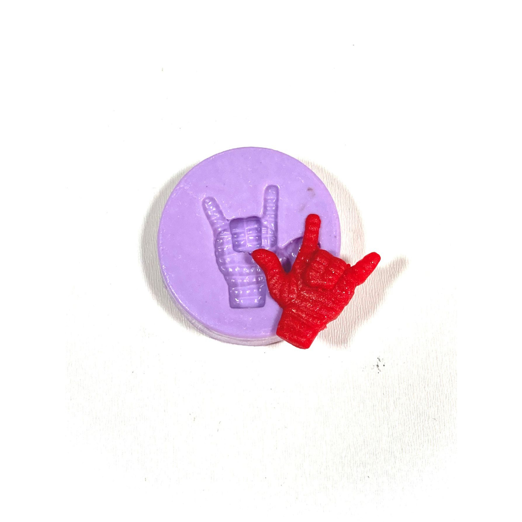 Molde De Silicone Mão Homem Aranha Para Decorar F384