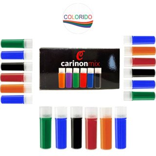 Kit 3 Refis de Tinta Para Pincel Marcador Para Quadro Branco V-Board Master Diversas Cores Carinon Mix