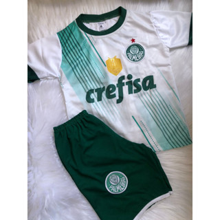 Kit Conjunto Infantil E Juvenil Do Time Palmeiras Lançamento 2023 - Envio em 24h + PROMOÇÃO
