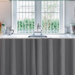 Cortina de pia cozinha 1,80 x 0,90 decoração em Oferta na Shopee