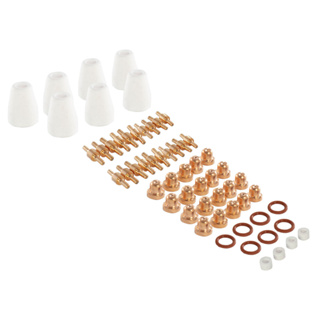 Kit 58 consumíveis para tocha Corte Plasma PT31 - Bico curto em Oferta na Shopee