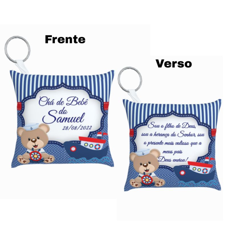 10 Almochaveiros Personalizados Ursinha Princesa Ursinho Príncipe Lembrancinhas para Chá de Bebê, Chá Panela, Nascimento