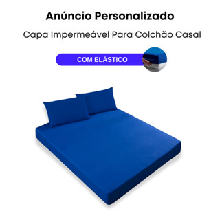Capa Impermeável Protetor de Colchão Antialérgico Casal Sob Medida
