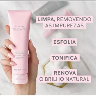 Gel/Creme de Limpeza 4 em 1 TimeWise 3D® Mista/Oleosa