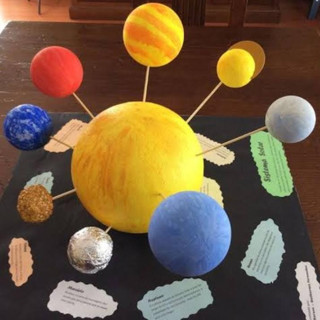 KIT PARA MAQUETE SISTEMA SOLAR ISOPOR KIT ESCOLAR PLANETAS